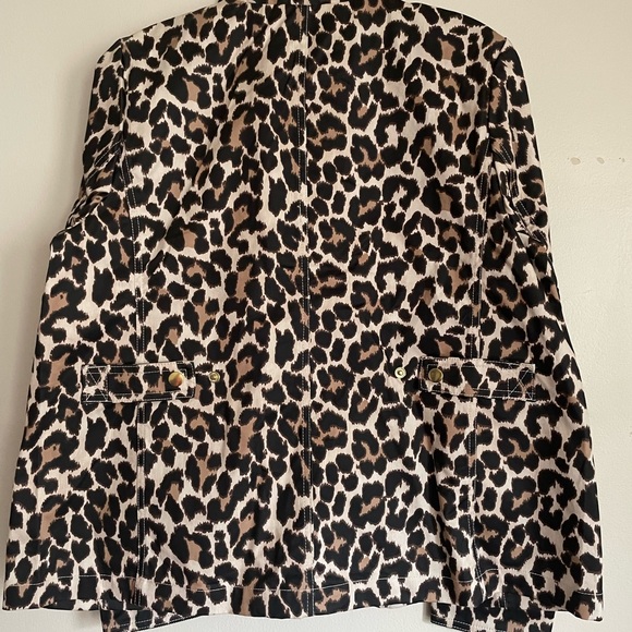 NEW - J.Crew Barn Jacket in Leopard Print - Picture 4 of 14